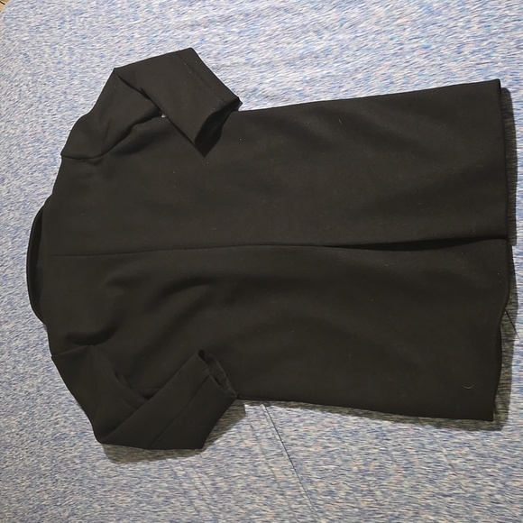 Forever 21 Women's Oversized Twill Trench Coat Black Size L - Picture 6 of 8